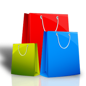 plain paper shopping bags