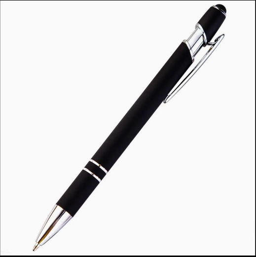 Promotional New Multifunction Ball Stylus Soft Touch Screen Pen 2 in 1 with Custom Logo Metal Ballpoint