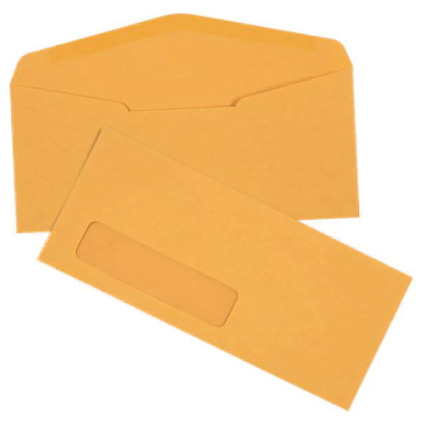 Premium Quality Window Envelopes – Kraft Paper Customizable