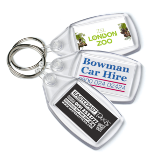 Custom Promotional Keychain with Company Logo for Corporate Branding