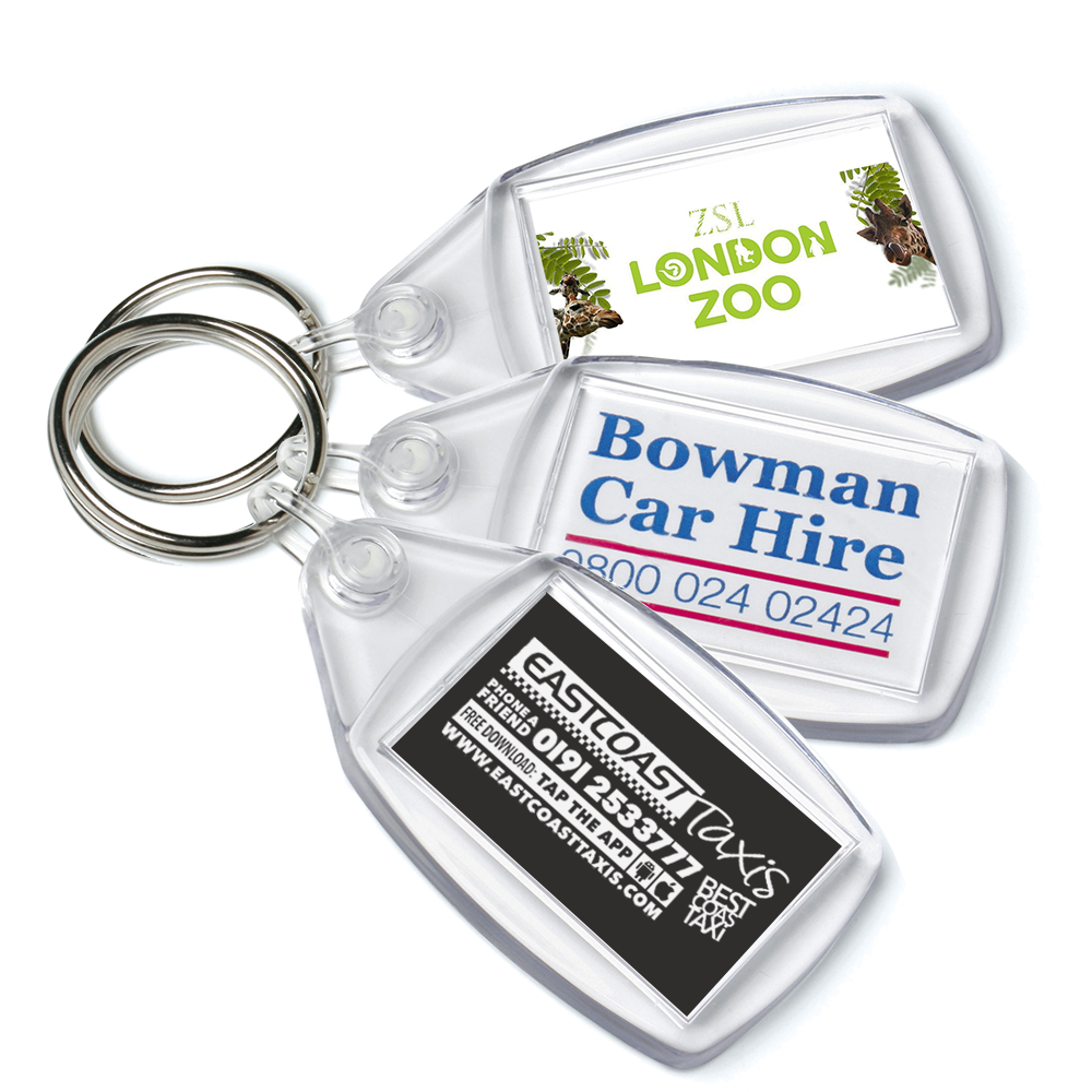 Custom Promotional Keychain with Company Logo for Corporate Branding