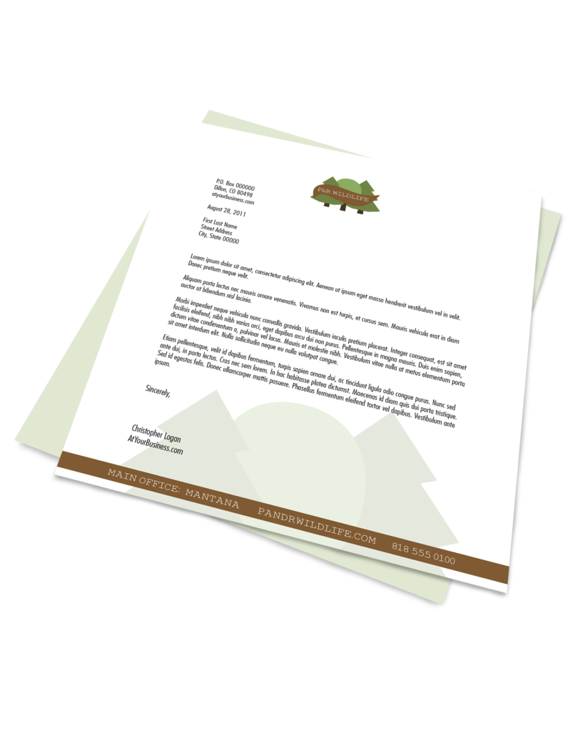 Premium Textured Paper Letterhead Printing