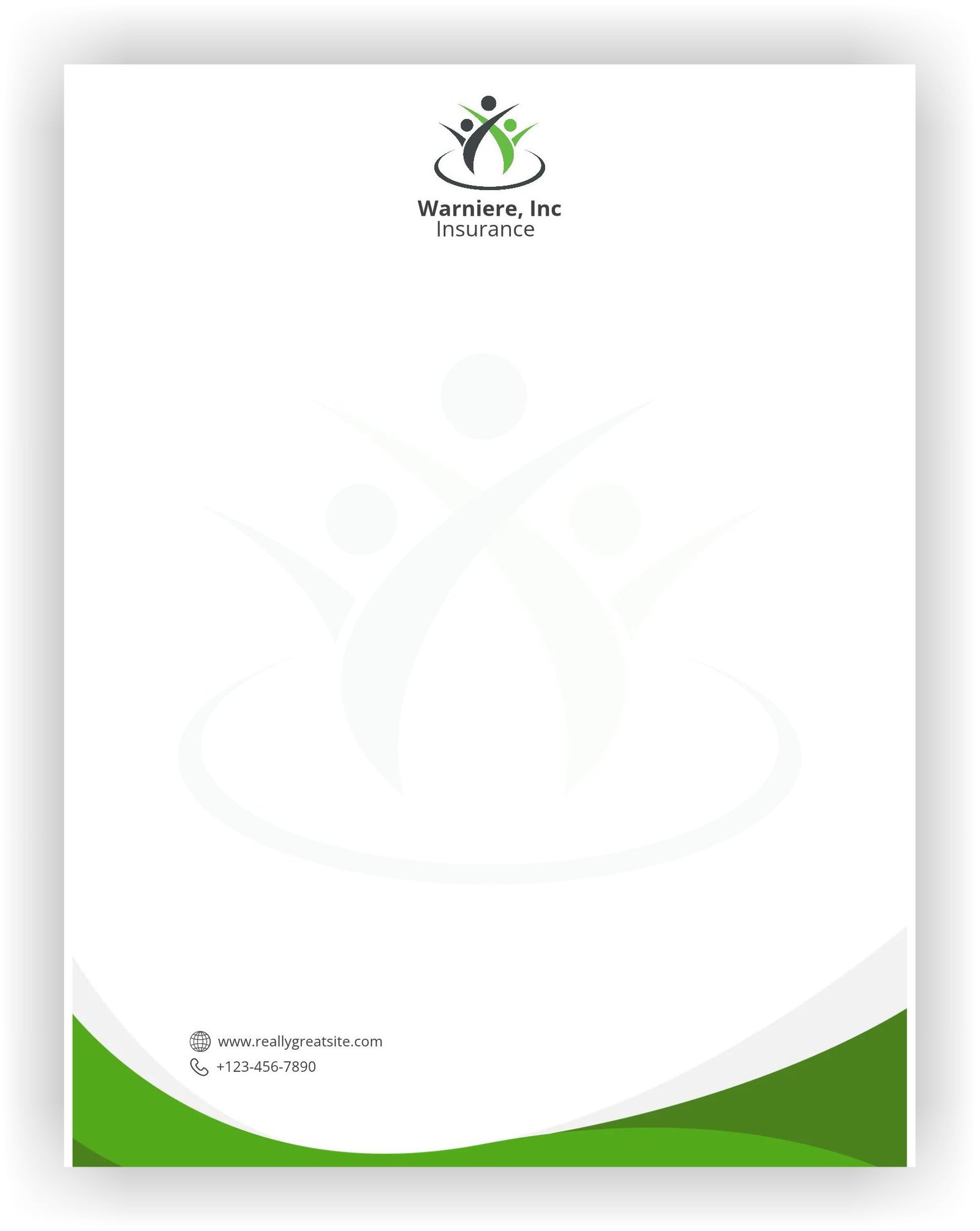 Two Color Letterhead – 80 GSM Paper