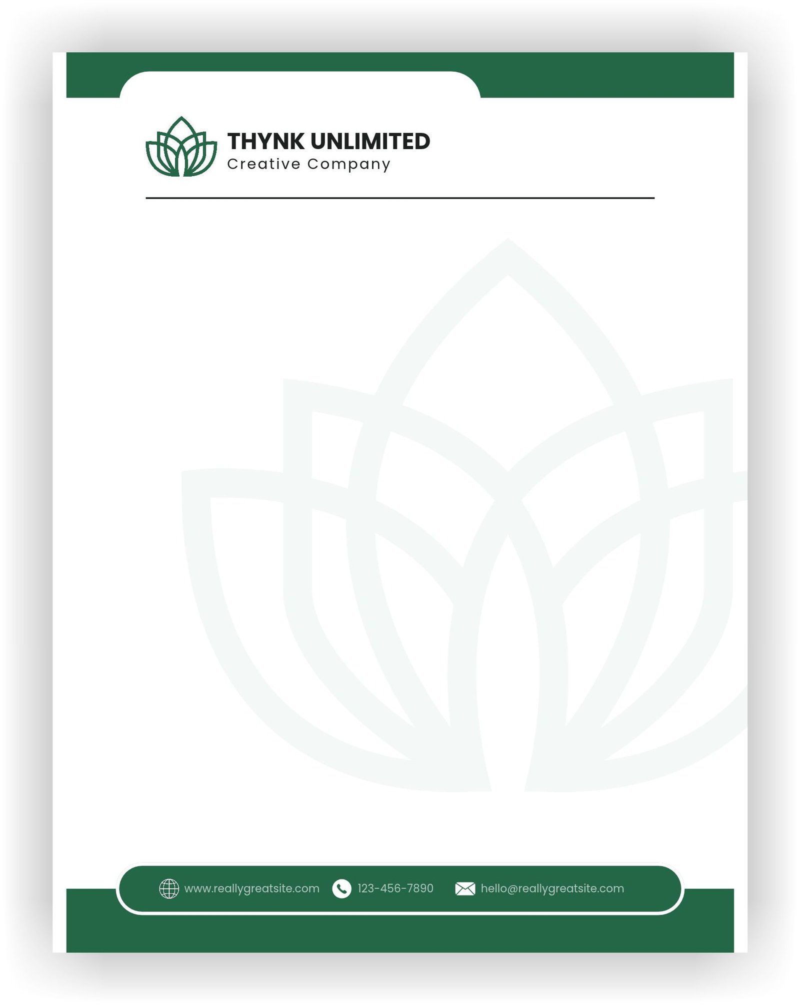 Two Color Letterhead – 80 GSM Paper - Image 2