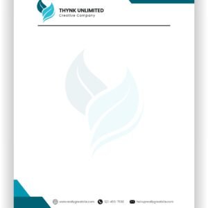 Three Color Letterhead | 80 GSM