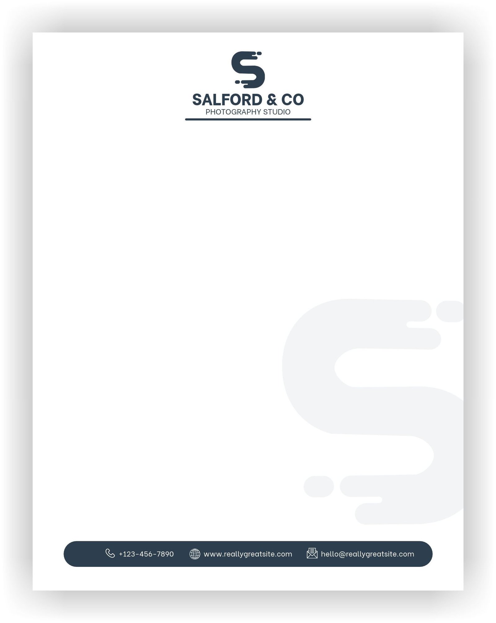 Single Color Letterhead – 80 GSM Paper - Image 2