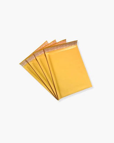 Bubble Padded Envelope 12 x 18 cm | Yellow Kraft Mailer