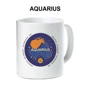 Aquarius Zodiac Mug | Astrology Coffee Cup