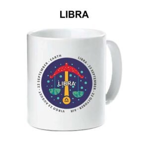 Libra Zodiac Mug – Astrology Sign Coffee Cup