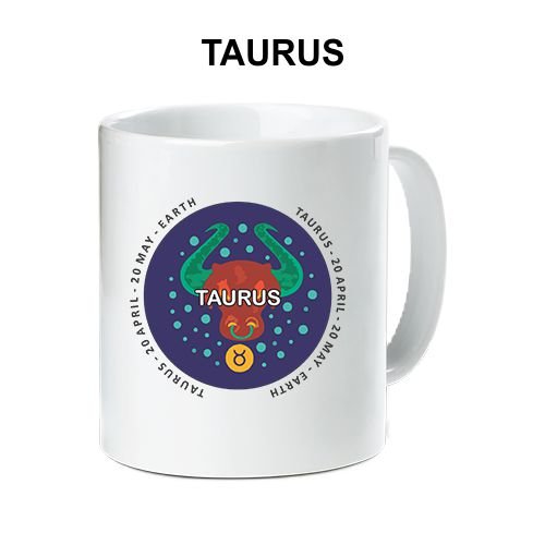 Taurus Zodiac Mug – Astrology Sign Coffee Cup