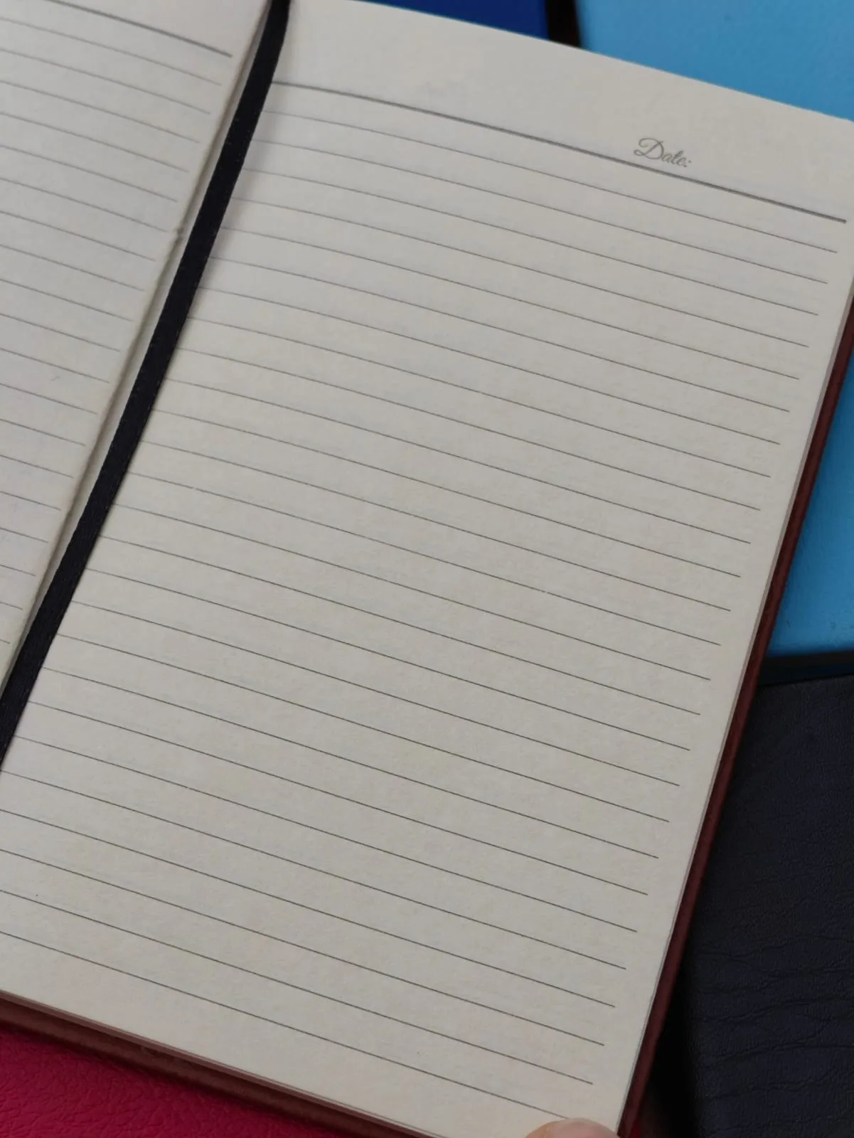 A6 Pocket Diary 180 Pages with Leather Cover and Stitch Binding