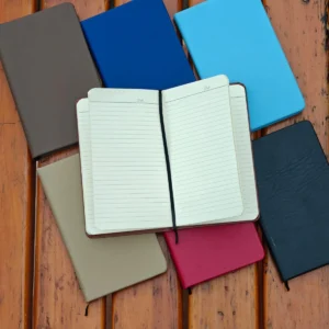 A6 Pocket Diary 180 Pages with Leather Cover and Stitch Binding