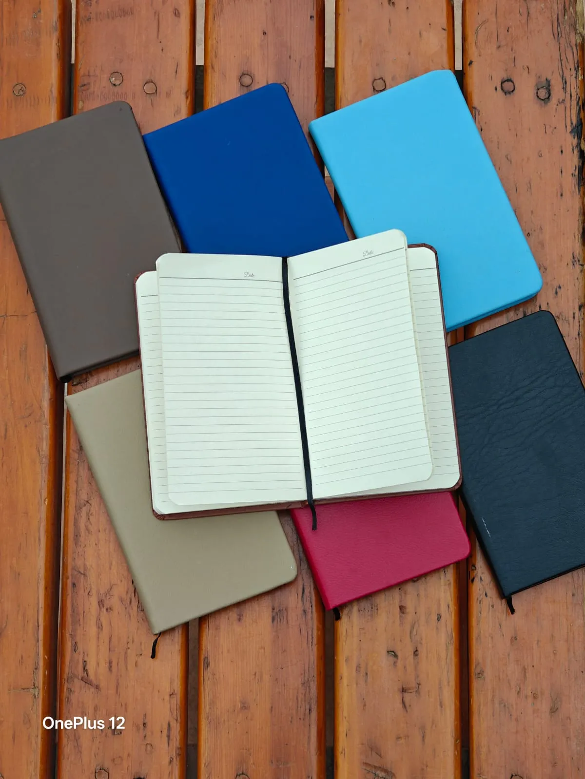 A6 Pocket Diary 180 Pages with Leather Cover and Stitch Binding